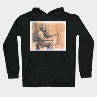 Artist at work Hoodie